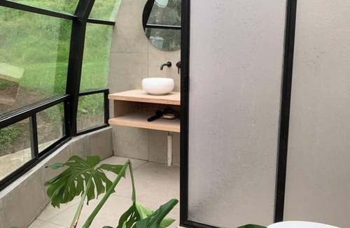 Mineral del Chico Cabin | Incredible geodesic glass dome in the middle of the forest of Mineral del Chico.