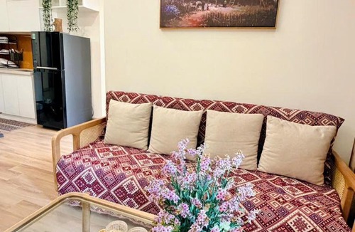 Sa Pa Apartment | Jade Nguyễn Sapa 2 ROOM- Balcony with mountain view, kitchen, washing machine