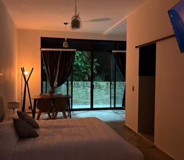 Cuetzalan del Progreso Hotel | Loft ËNXË Boutique Habitación Olivo