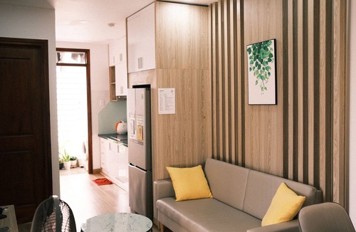 Nha Trang Apartment | Lovely 2-bedroom dusk corner apartment with AC in vibrant Nha Trang