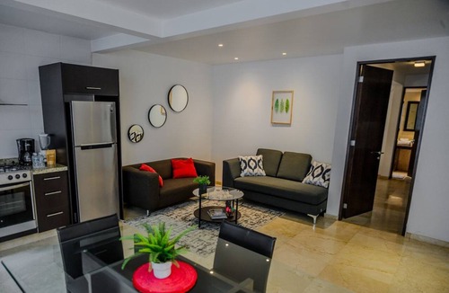 Hipodromo Apartment | Modern Apartment with Rooftop Lounge in Condesa District - Quick WiFi Condesa Residence C