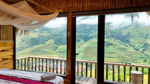 Mu Cang Chai House | Mu Cang Chai Big View Homestay - Rice Terrace & Mountain View