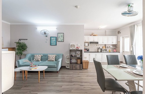 Bach Dang Riverside Apartment | Prime District 1 Location: Peaceful 2BR,Central Garden