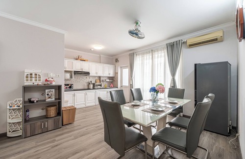 Bach Dang Riverside Apartment | Prime District 1 Location: Peaceful 2BR,Central Garden