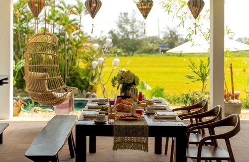 Cam Chau Villa | Private 5BRs Pool Villa- Rice field. Best Sunrise view- Famiy-friendly- Hoi An