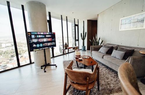 Puebla Apartment | Puebla Skyline - Luxury Volcano View Apartment 1802