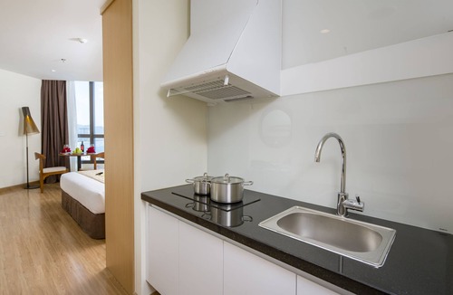Tran Phu Beach Apartment | Seaview Beachfront Budget Studio in Beachfront Condotel