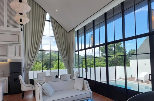Wichit Villa | Seaview pool 2bedroom Hill Gemini villa118-1