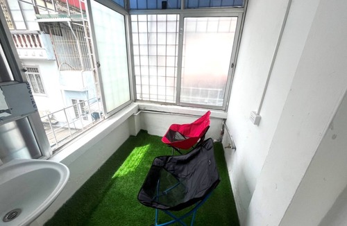 Đien Bien Apartment | Spacious 2-floor Duplex apartment near Train cafe Street, quiet local Alley
