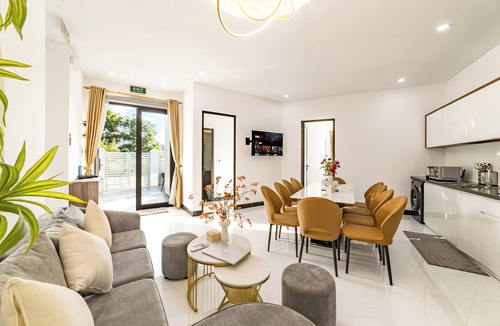 Tho Quang Beach Villa | Terra Calm Villa: Private Arched Villa – Minimalist Forest & Sea Retreat