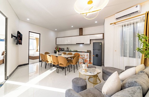 Tho Quang Beach Villa | Terra Calm Villa: Private Arched Villa – Minimalist Forest & Sea Retreat