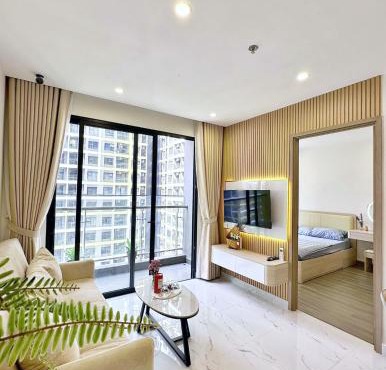 2 phòng ngủ Solari nhìn công viên liền kề Vincom Mega Mall