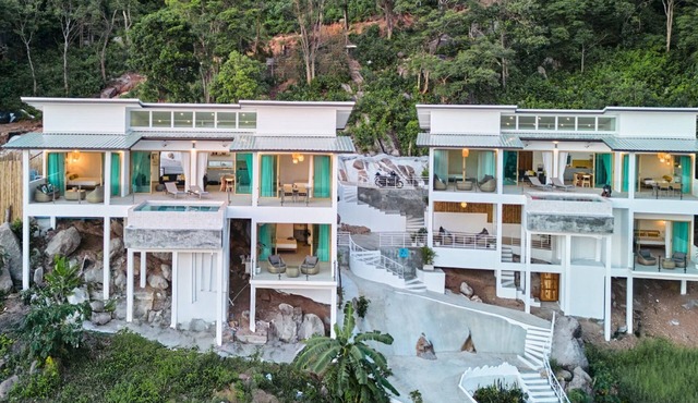 2 Villa Private Estate on Koh Tao with Sea views - 6BR, 6 Bathrooms, 2 Pools in Koh Tao