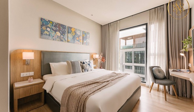 2BR apartment District 1 luxury Zenity condo with Pool and Gym
