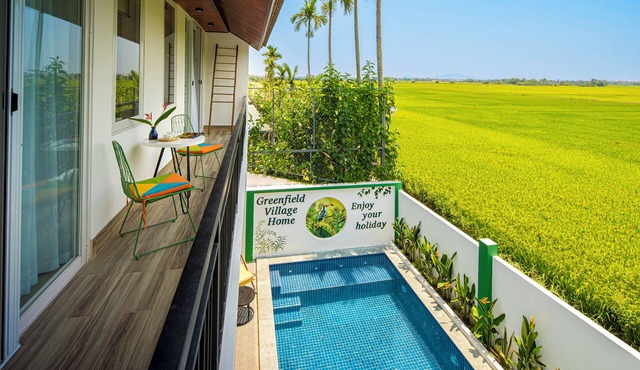 3-bedroom villa in gorgeous greenfield view/pool/center Ho An