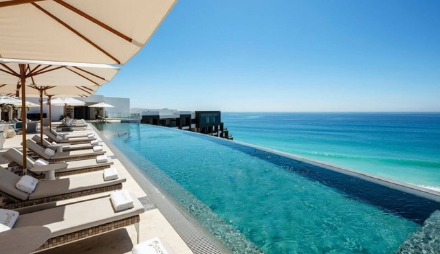 3BR Ocean Front Penthouse W/Private Jacuzzi and Personal Butler at Garza Blanca in Cabo San Lucas