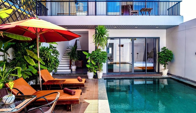 3BR Villa with Private Pool near An Bang Beach - Free Bikes in Thành phố Hội An