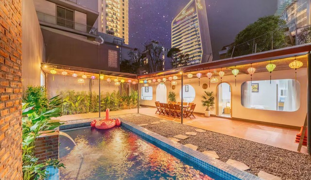 5min Walk MyKhe/New Private villa/Free Pickup/BBQ