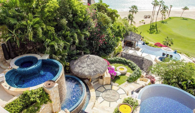 Beachfront Palmilla Estate with Three Private Pools in San José del Cabo