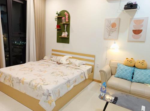 Căn hộ riêng 1 giường King view tầng cao Hải Phòng