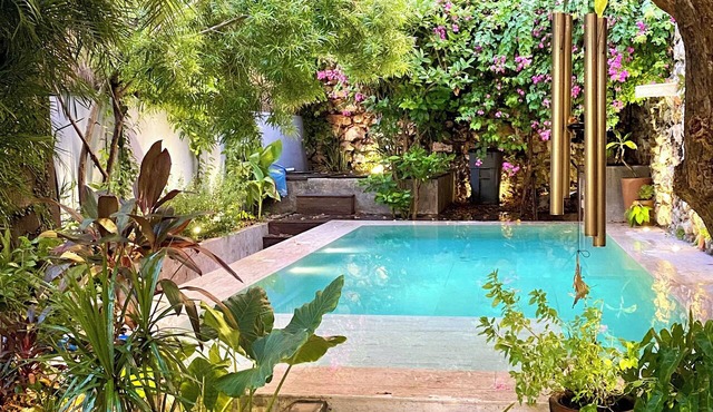 Casa Sacnité Tropical Oasis in Santa Ana in Mérida