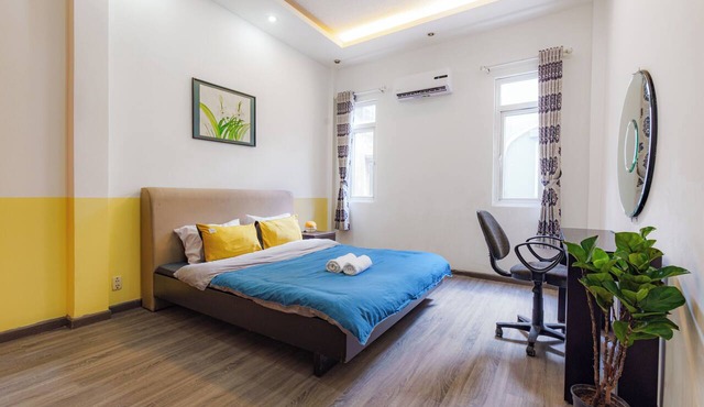 Cozy 1-Room KingSizeBed in SGHomestay with AC-1km Bui Vien-City Center HCM