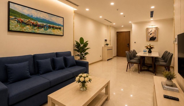 Cozy 2-bedroom condo in peaceful Thành phố Hồ Chí Minh with AC