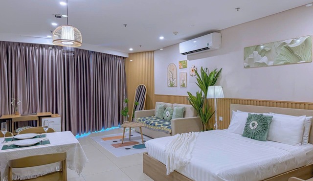 Cozy Studio Apartment With Pool & Sea View