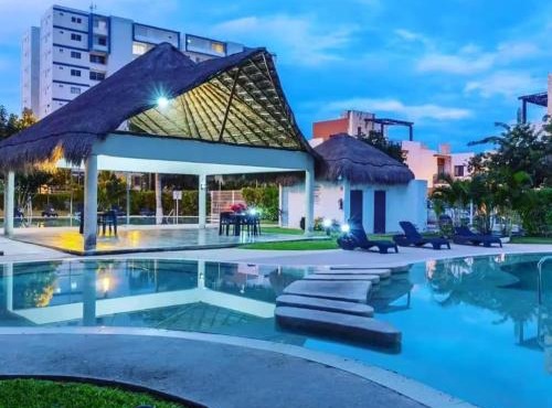 depa premium con alberca, jacuzzi y seguridad 24 horas in Cancun