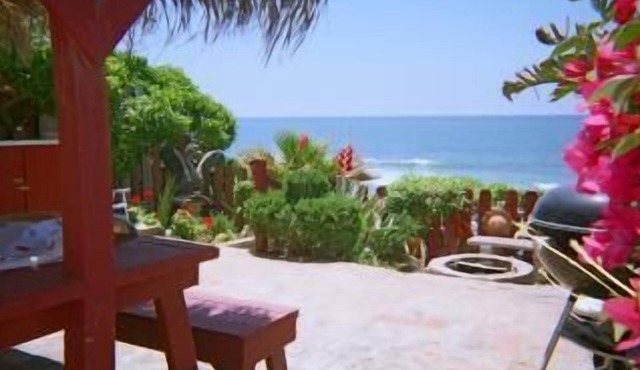 Dolphinview is a 3 bedroom, 2 bath beachfront home with private steps in Rosarito Beach