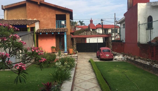 Enchanted Chamilpa Bungalow Private Terrace Fast WiFi Nature & Tranquility in Cuernavaca