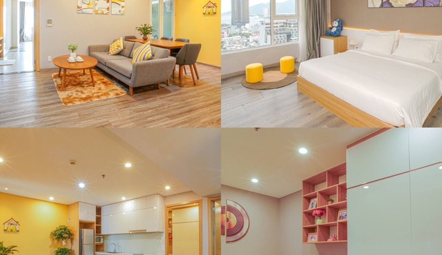Fhome 19th floor 2BR, spacious, center, Han River view and Bay view