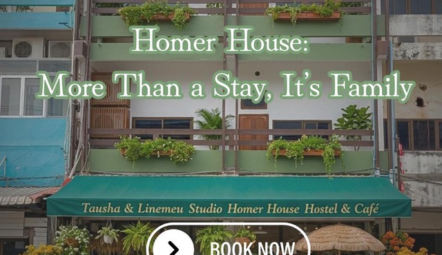 Homer House Hostel & Café in Vientiane