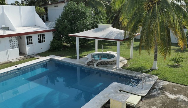 Loft with Private Pool and Large Garden in Tecolutla
