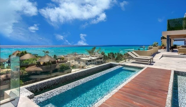 Luxury Rooftop Ocean view Pool | Singular Joy in Playa del Carmen