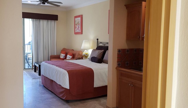 Luxury Two Bedroom Ocean Front Penthouse with Spa on Terrace at Villa del Palmar in Loreto