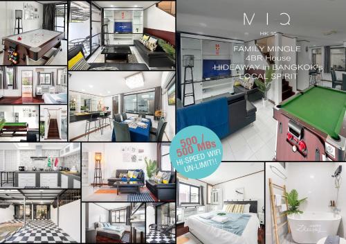 MIQ HK16 - 3BR Huai Khwang MRT with Pool Table near Jodd Fair in Bangkok