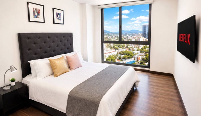 Modern Hi-Rise|Pool|Hot tub|High-speed WIFI in Ciudad de México