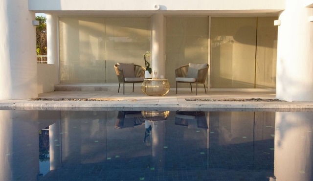 Casita Perla Heated Pool Volcano View Hot Tub King Bed Grill EV Organic Fruit in Fraccionamiento Lomas de Cocoyoc