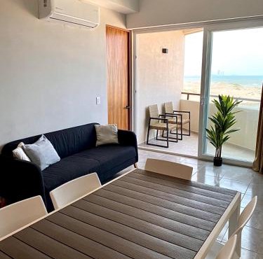 Oceanfront &6pers &Pool &Gym &Golf Club in Boca del Río