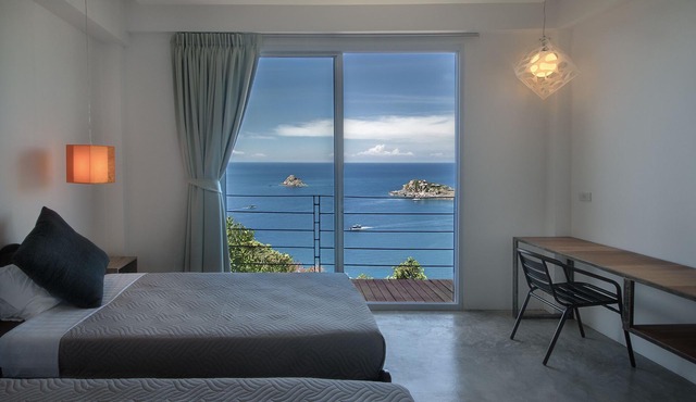Philip's villa 2 is a bright property with a private sea view pool. in KOH TAO
