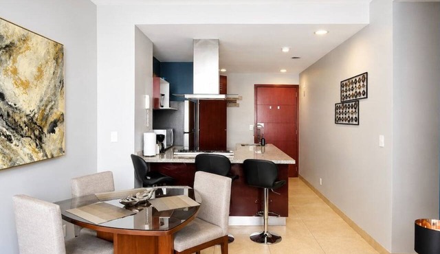 Polanco 20th-Floor Condo: Pool, Gym, City Views in Mexico City