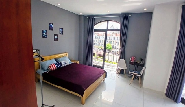 Room hotel suite with balcony and panoramic view in Phu Quoc