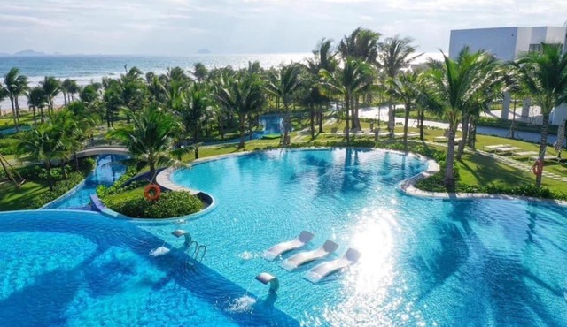 Sea view at The Arena Cam Ranh, Bai Dai beach, near airport Nha Trang, Khanh Hoa