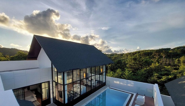 Seaview pool 2bedroom Hill Gemini villa118-1