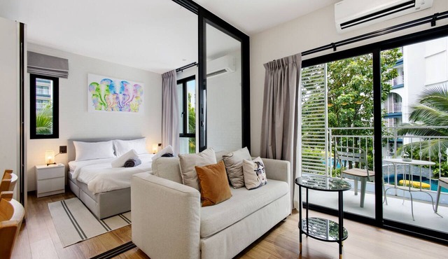Stylish 1BR Apartment at The Title Halo, Nai Yang in Tambon Sa Khu