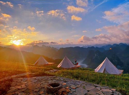 Sunrise Camping Lung Cu Ha Giang in Dong Van