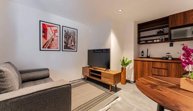 VH | Cozy Apt StaMa la Ribera terraza privada| 129 in Ciudad de México