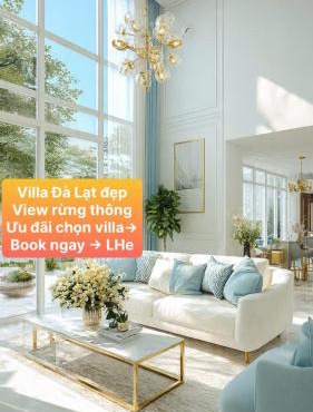 Villa Đà Lạt View Hồ Tuyền Lâm - View Rừng Thông