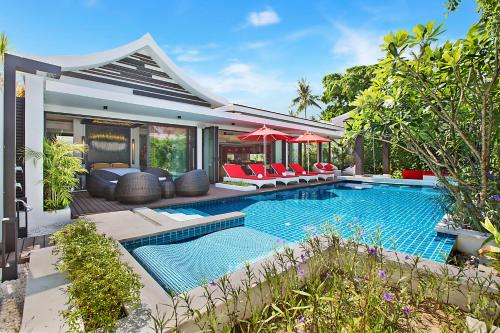 Villa Julia koh Samui beach with Cook and Majordome in Koh Samui
